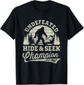Bigfoot Undefeated Hide and Seek Champion Vintage T-Shirt