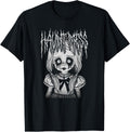 Haunt Mess Creepy Haunted Doll Illustration T-Shirt