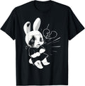 Sad Broken Heart Punk Goth Grunge Anime Bunny Rabbit T-Shirt