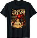Let's Summon Satan 1950s Horror Comic Cover T-Shirt