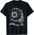 Space Celestial Bodies Sun Moon Boho Luna Solar Astronomy T-Shirt