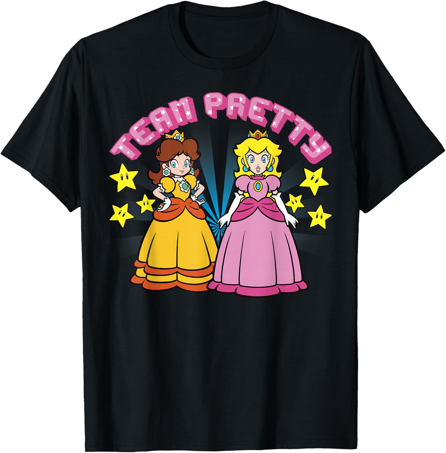 Super Mario Peach and Daisy Team Pretty T-Shirt