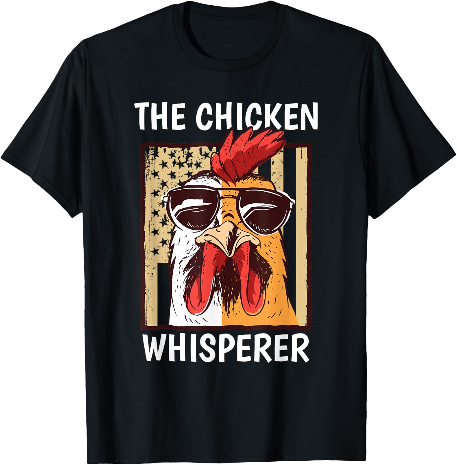 The Chicken Whisperer Farmer Chicken T-Shirt Small