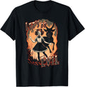 Let's Be Evil Goth Girl And Satanic Goat Dance In Fire T-Shirt