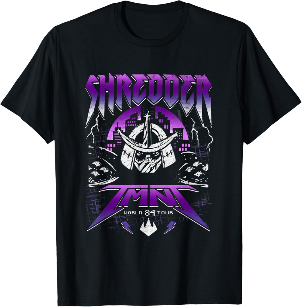 Teenage Mutant Ninja Turtles Shredder TMNT World Tour Retro T-Shirt