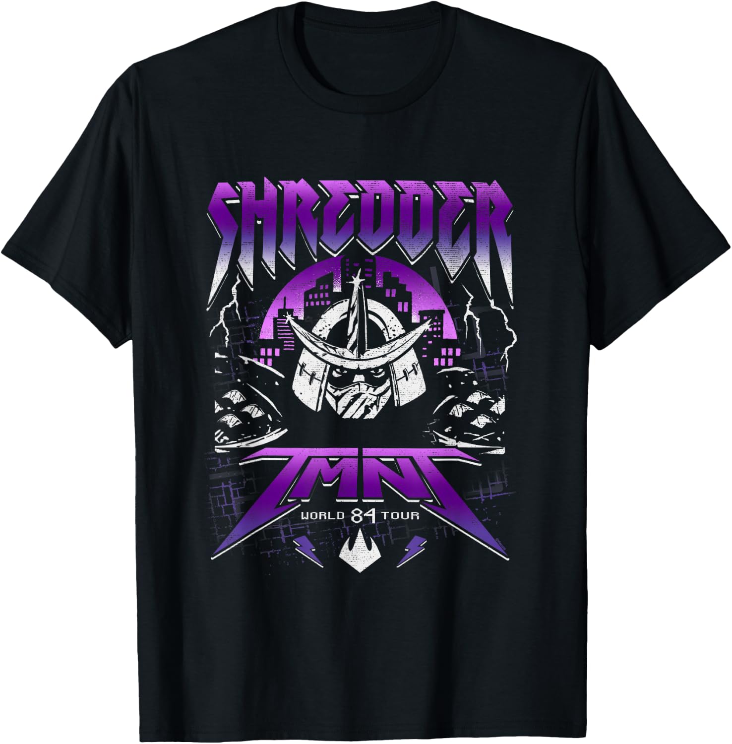 Teenage Mutant Ninja Turtles Shredder TMNT World Tour Retro T-Shirt