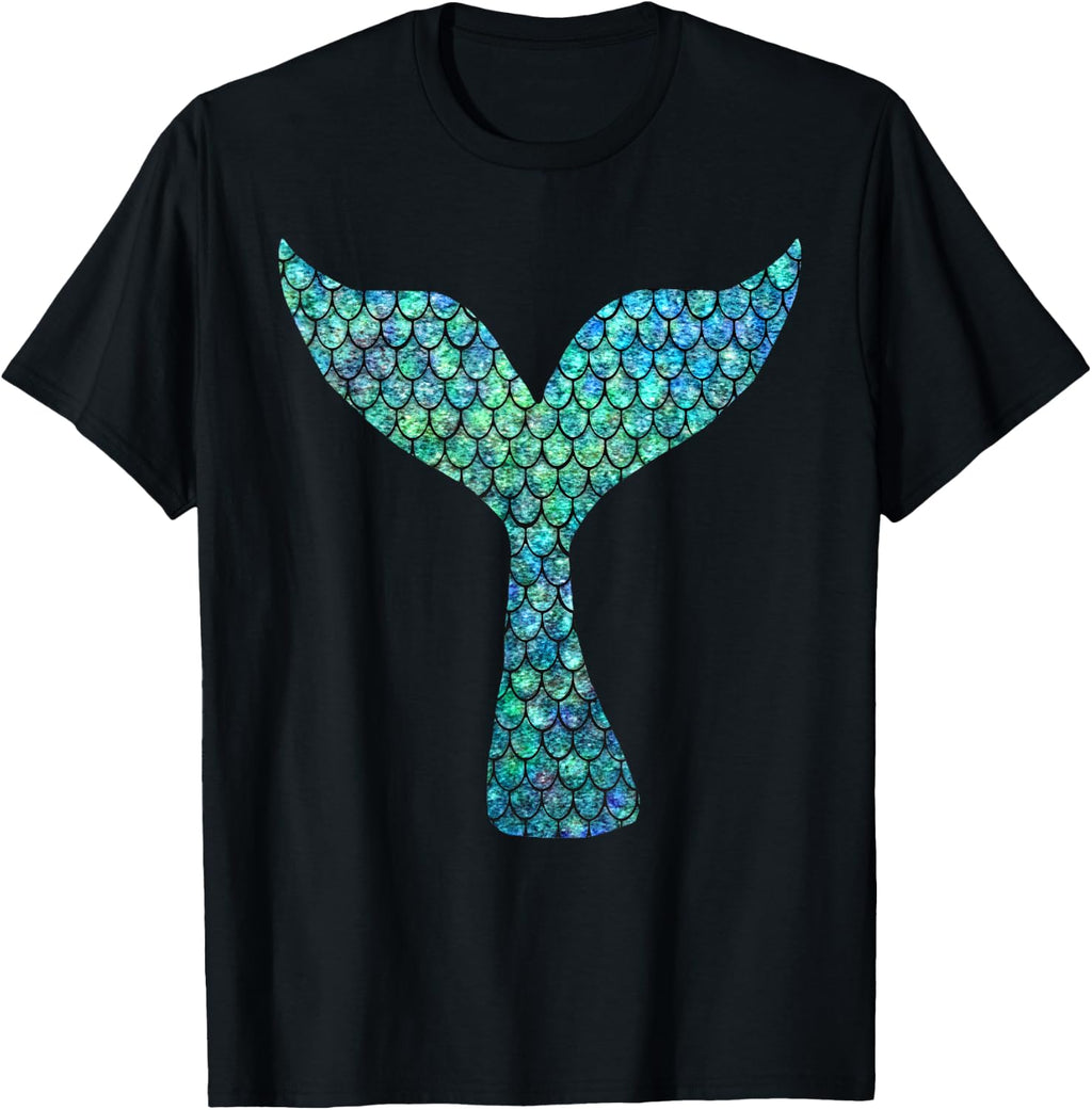 Mermaid Tail T Shirt Design T-Shirt