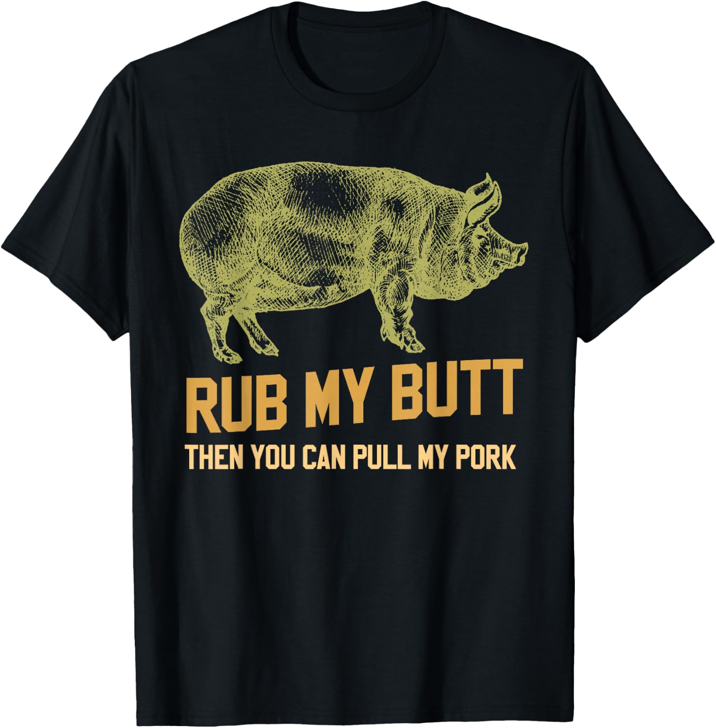 BBQ Grill Pig Shirt Funny Pork I'd Smoke That Roast Gift T-Shirt