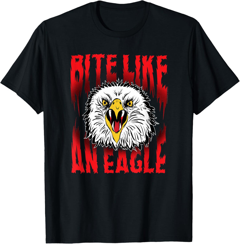 Cobra Kai Cobra Kai Ombre Bite Like an Eagle T-Shirt for Men, Black, Small