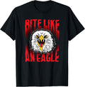 Cobra Kai Cobra Kai Ombre Bite Like an Eagle T-Shirt for Men, Black, Small