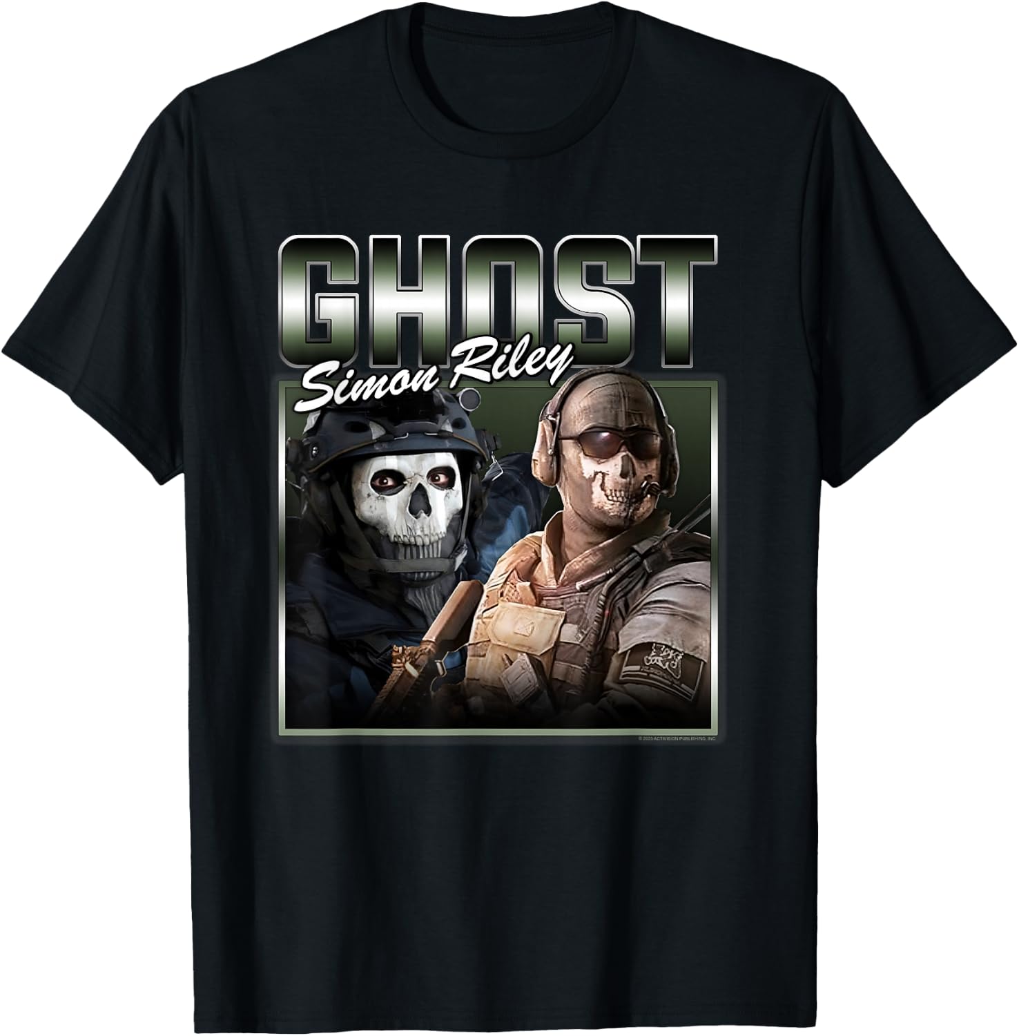 Call of Duty Ghost Simon Riley 90's Collage Video Game T-Shirt