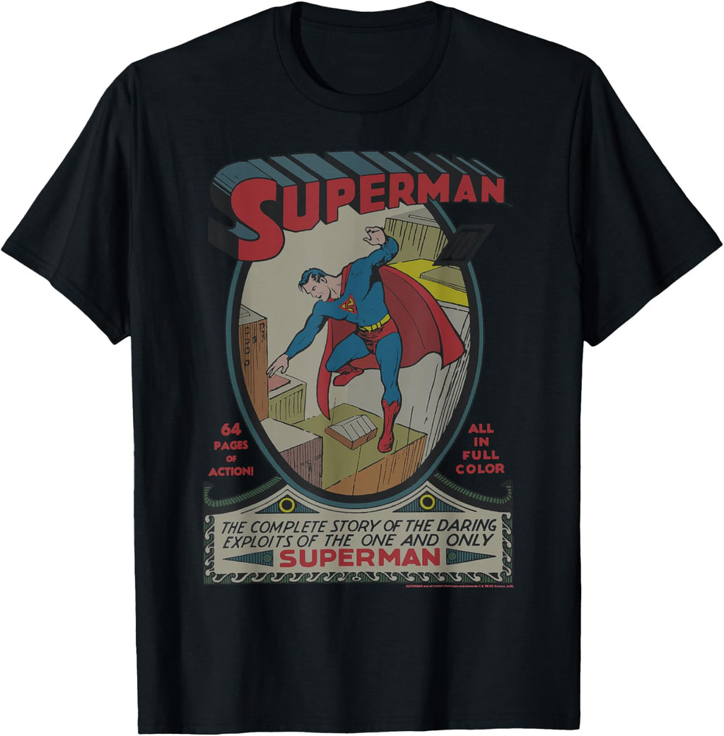DC Comics Superman 64 Pages Of Action Comic Cover T-Shirt