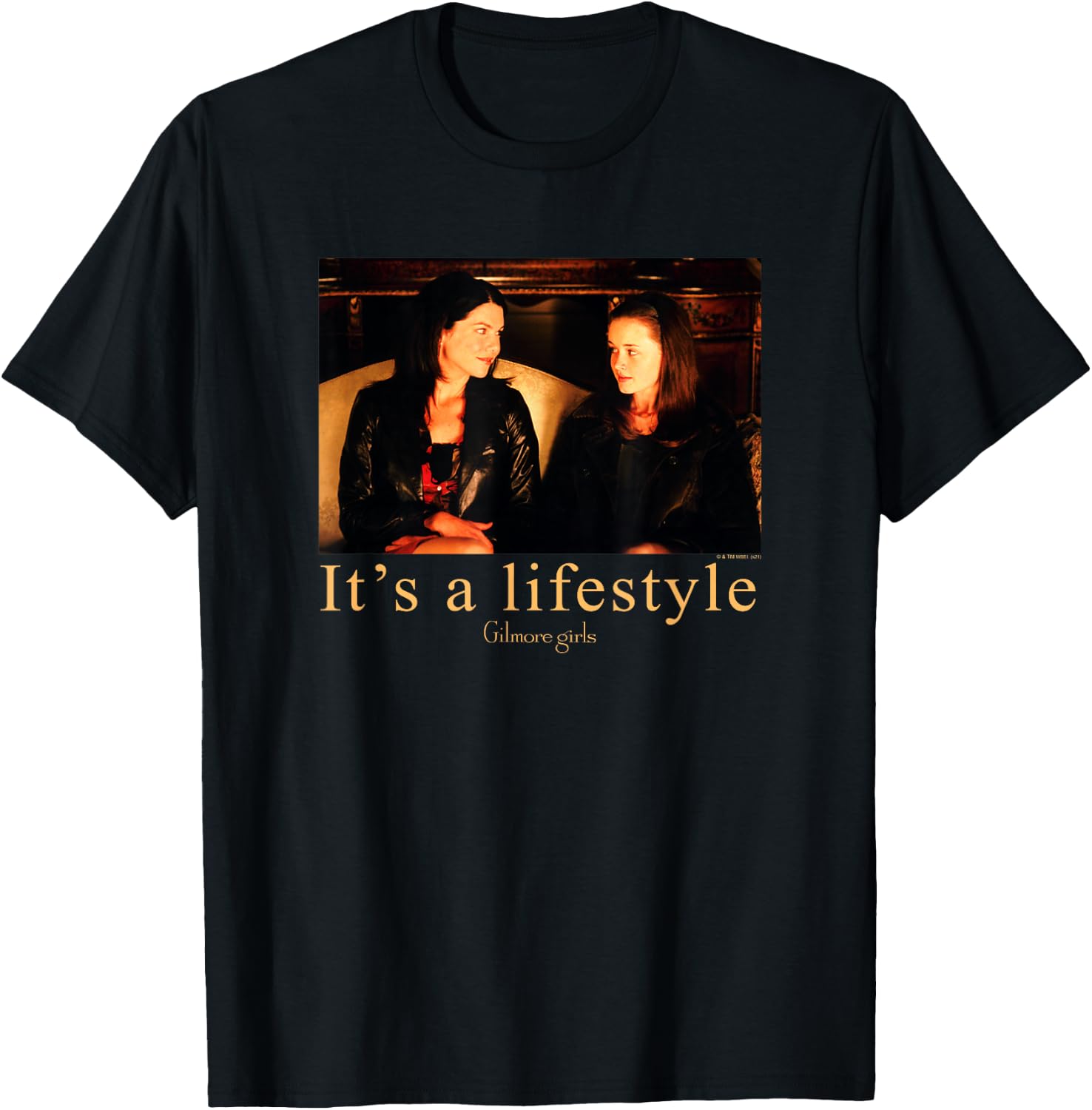 Gilmore Girls It's A Lifestyle Photo with Logo TV Show T-Shirt