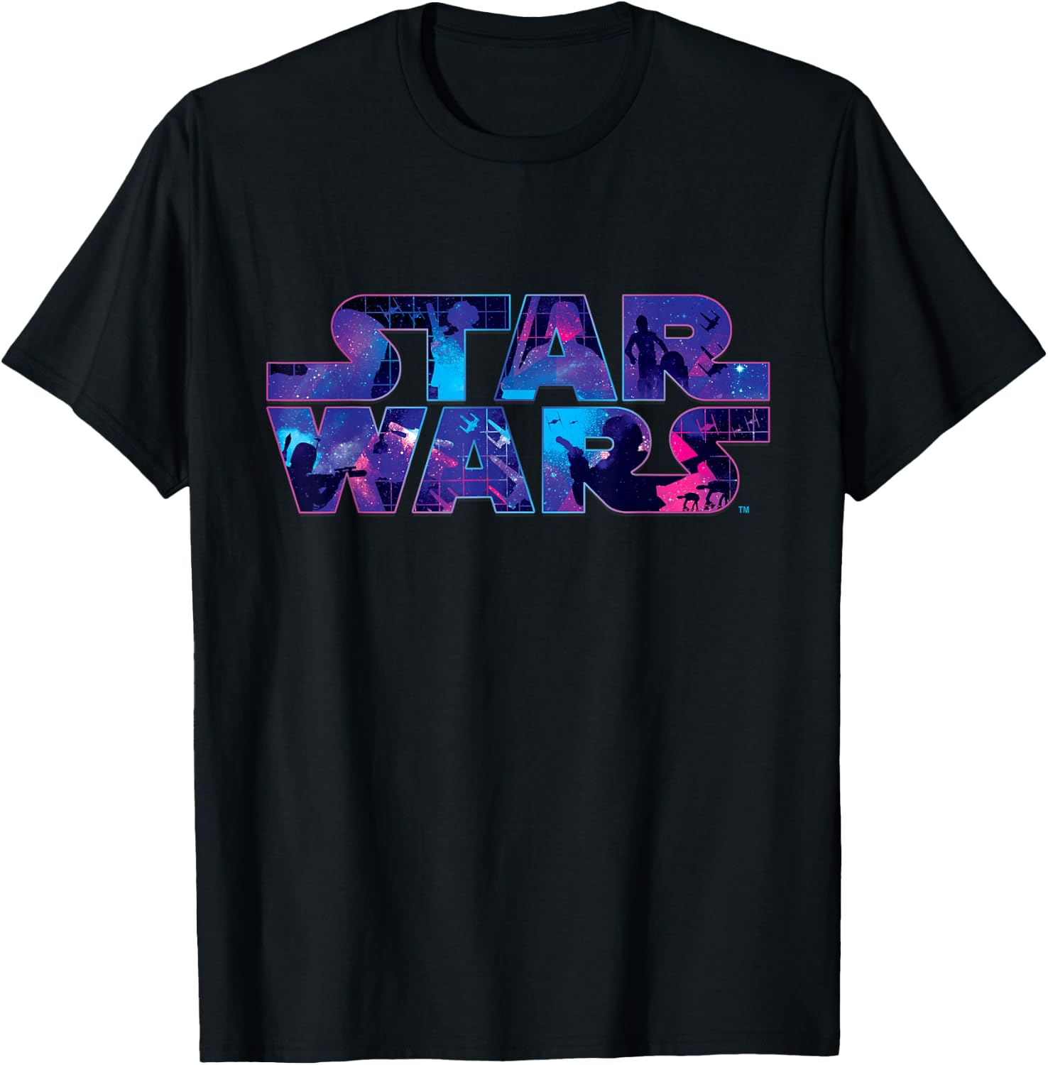 Star Wars Logo Retro 90s Galaxy T-Shirt