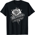 Blessed Chicano Tattoo Art Rose Chola Cholo Chicana Mexican T-Shirt