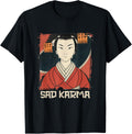Japanese Aestehetic Art Anime & Manga Sad Karma T-Shirt