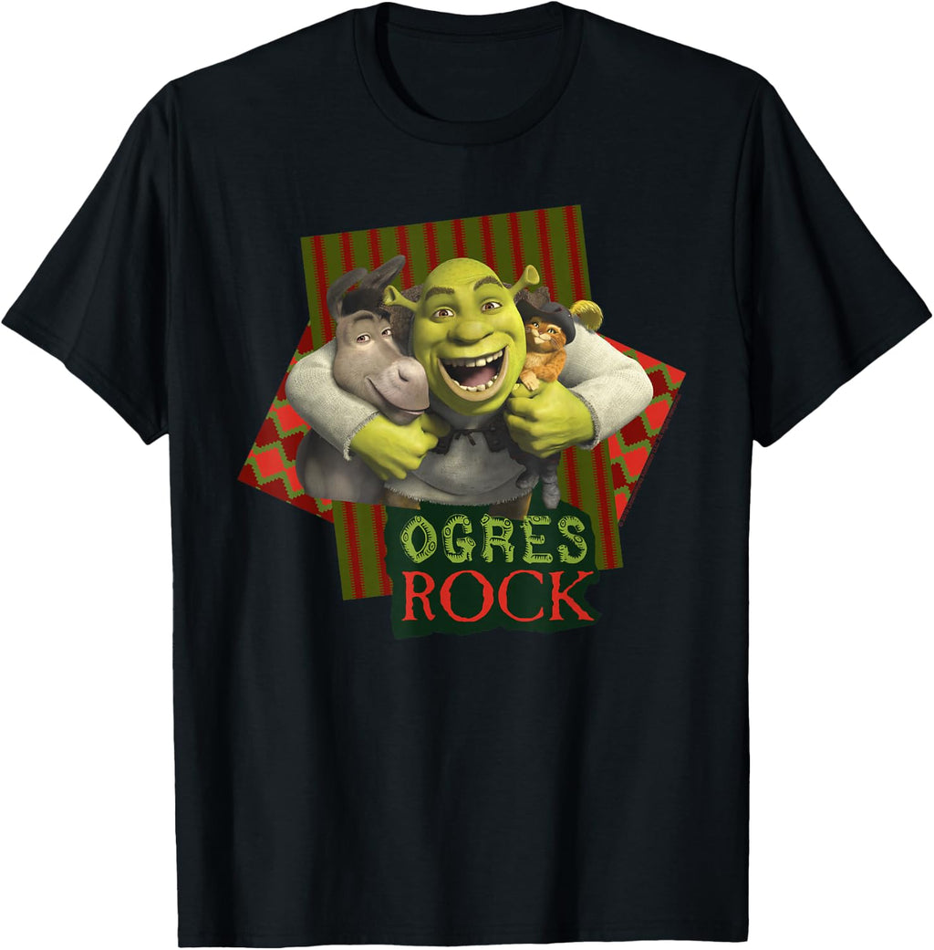 Shrek The Third Ogres Rock Best Friends Group T-Shirt