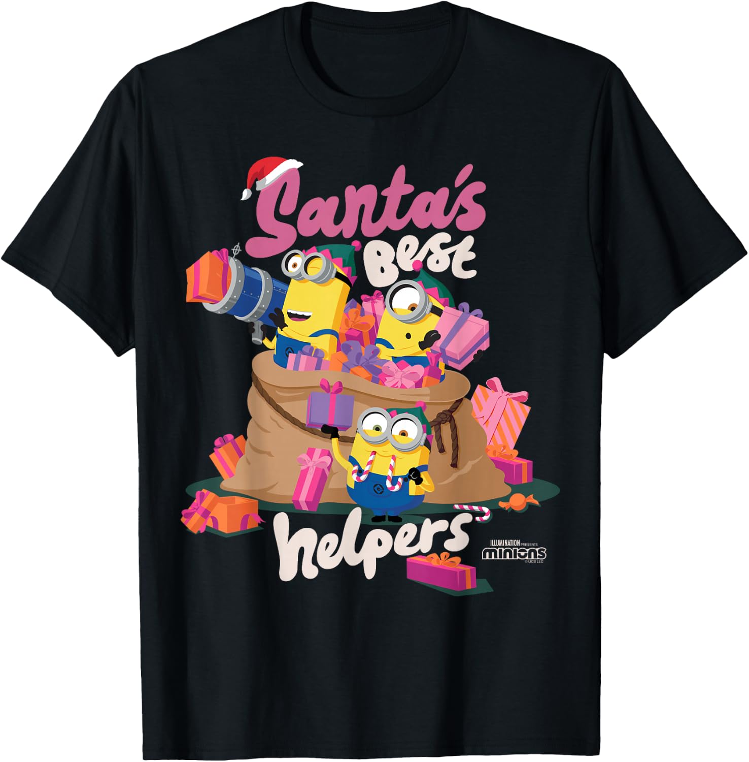 Minions Santa's Best Helpers T-Shirt