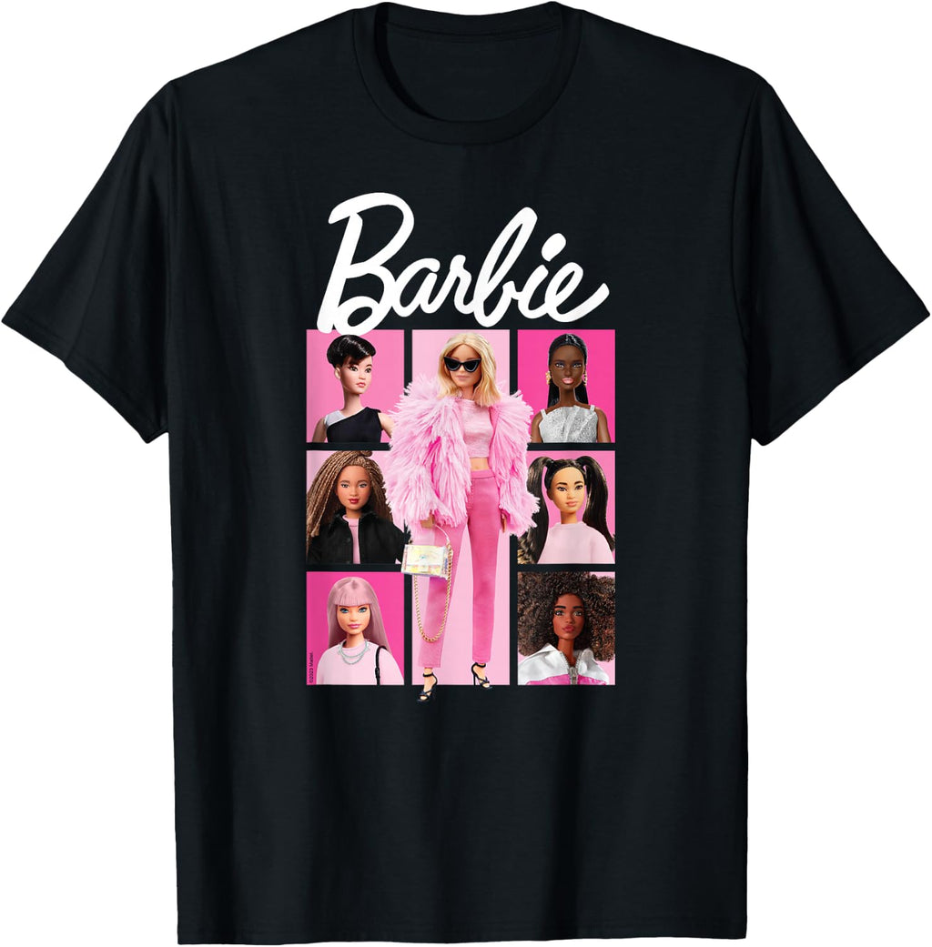 Barbie - Pink Grid T-Shirt