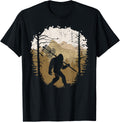 Funny Bigfoot Disc Golf Player Sasquatch Disc Golfing Sports T-Shirt