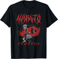Naruto Shippuden Red Heavy Metal Naruto Anime T-Shirt