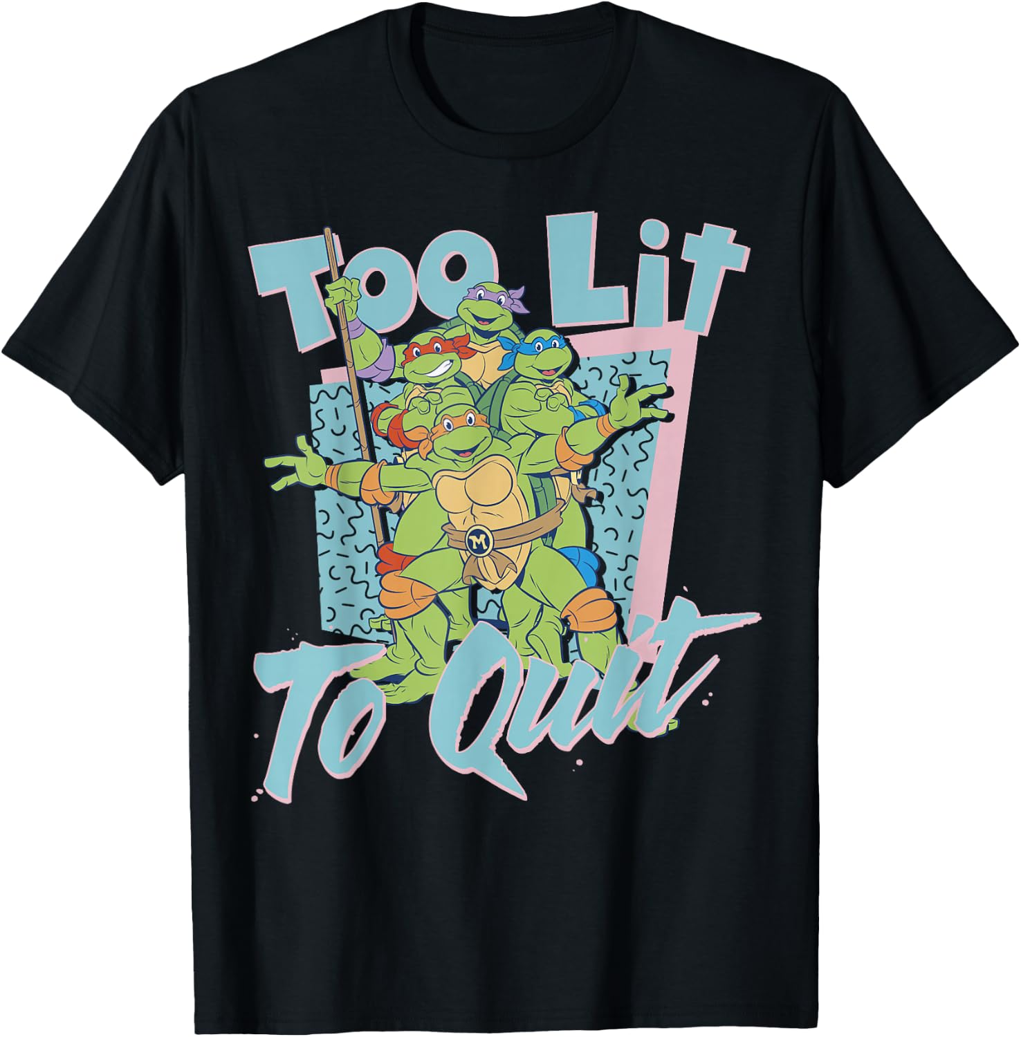 Teenage Mutant Ninja Turtles Too Lit to Quit Tee-Shirt T-Shirt