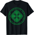 St. Patrick's Breastplate Lorica Prayer Catholic Irish Cross T-Shirt