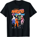 Naruto Shippuden Team 7 with Naruto Logo Anime T-Shirt
