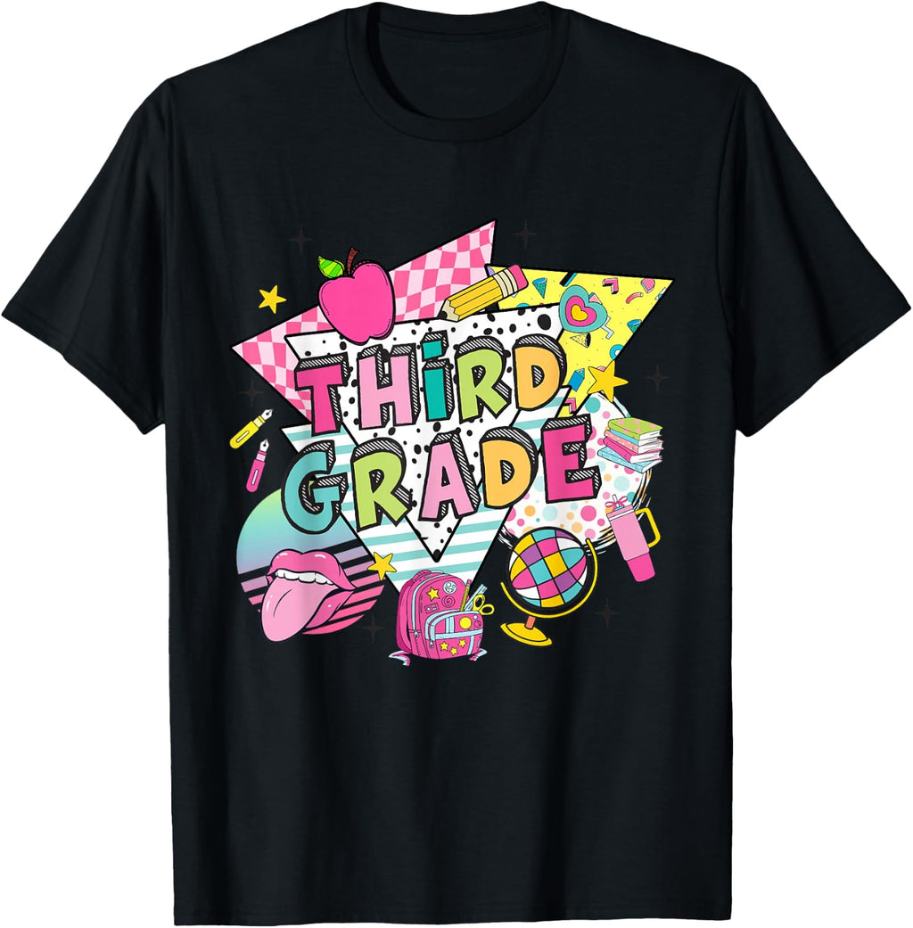 Hello Third Grade Shirt - Girls 3rd Grade Outfit, 3rd Grade T-Shirt