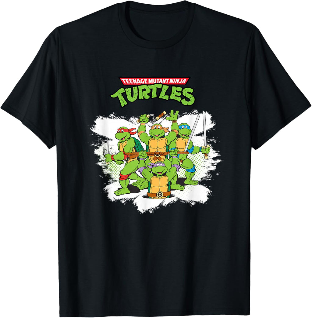 Original Teenage Mutant Ninja Turtles Classic Retro Logo T-Shirt
