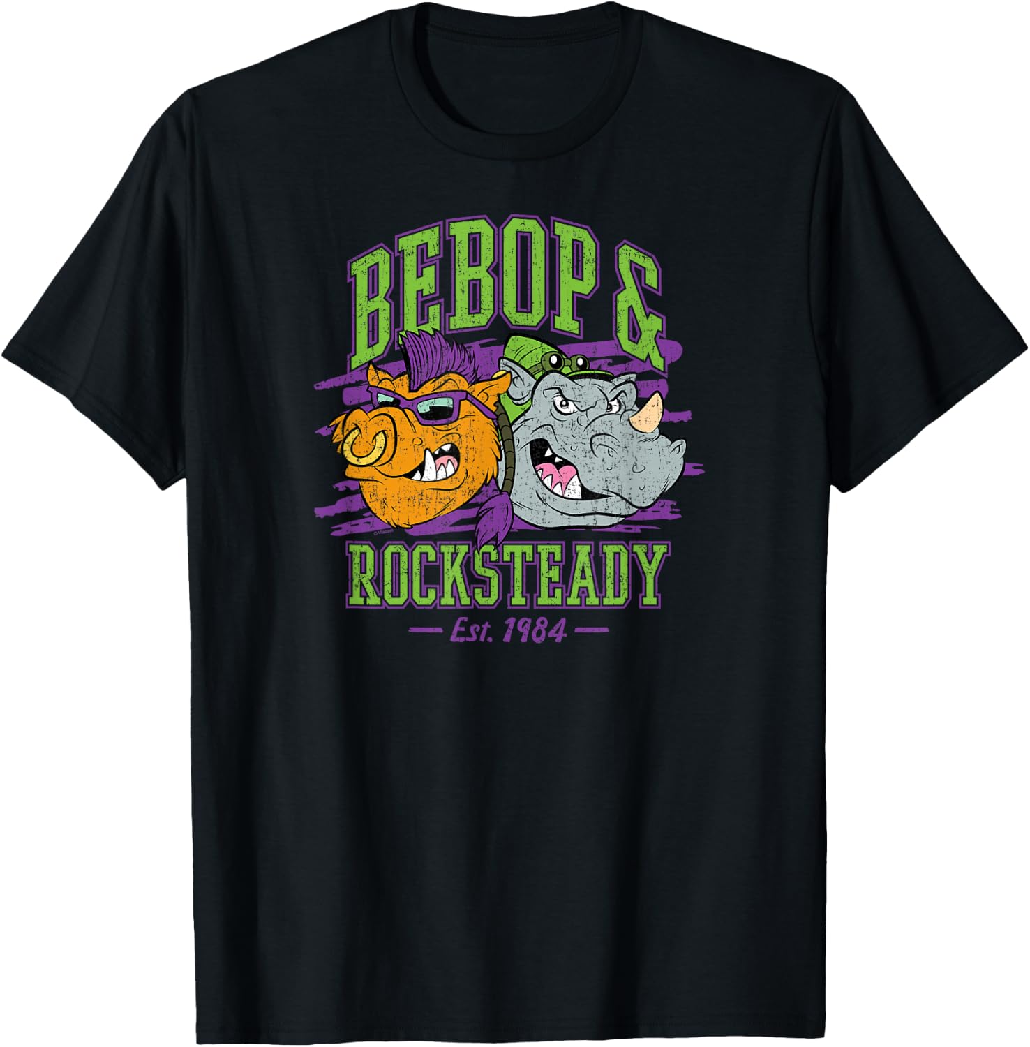 Teenage Mutant Ninja Turtles - Bebop & Rocksteady EST 1984 T-Shirt
