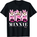 Mickey & Friends - Minnie Mouse Pink Grid T-Shirt