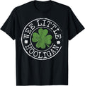 Wee Little Hooligan Funny Clovers Kids Teen St Patrick's Day T-Shirt
