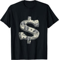 Money Dollar Sign Millionaire Cash Cryptocurrency Coin Earn T-Shirt