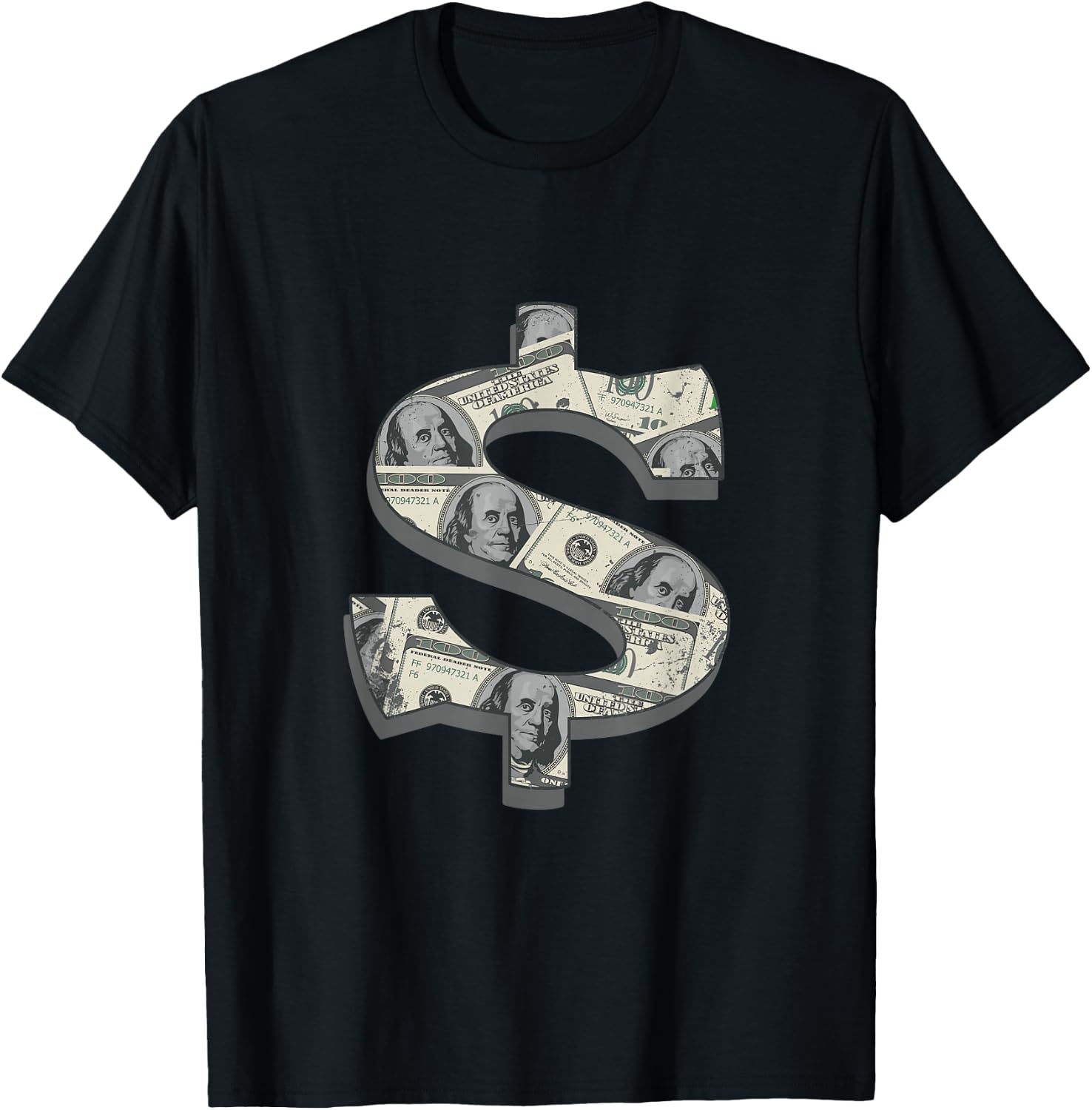 Money Dollar Sign Millionaire Cash Cryptocurrency Coin Earn T-Shirt