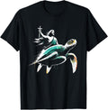 Jesus Riding Sea Turtle - Funny Christian Turtle Lover T-Shirt