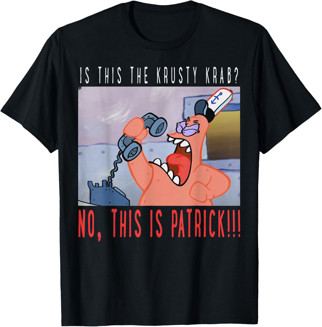 Spongebob Squarepants No This is Patrick T-Shirt Small