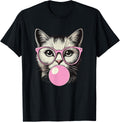 Cute Cat Shirt for Women Funny Cat Lovers T-Shirt