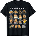 Cute Capybaras Puns Funny Rodent Meme Animal Lover Humor T-Shirt