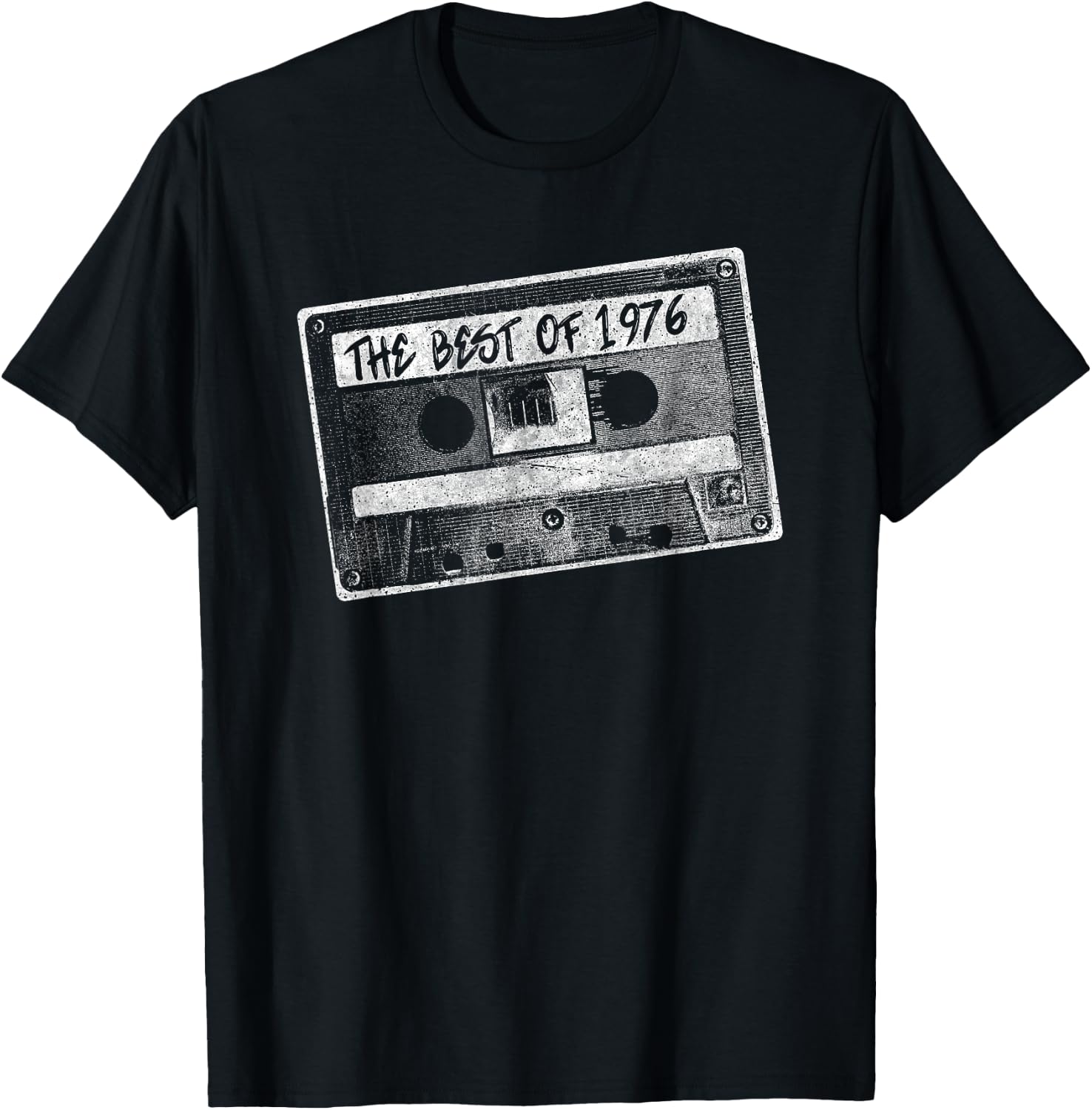 Vintage Cassette Tape Shirt Best of 1976 Born Birthday Gift T-Shirt