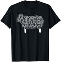 Psalm 23 Bible Scripture Lamb T-Shirt