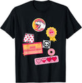 Colorful Sticker Collage LitRPG Book T-Shirt