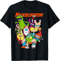 Nickelodeon Group Shot All Retro 90s Characters T Shirts for Men and Women Tees