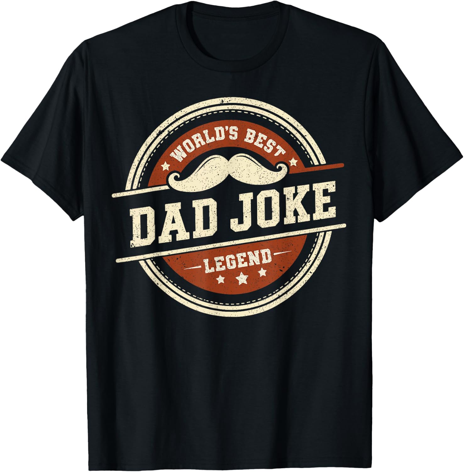 World's Best Dad Joke Legend Funny Vintage Father's Day T-Shirt