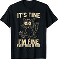 Funny Cat Graphic Tee Men Women Kids Weird Crazy Meme Cat T-Shirt