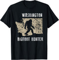 Washington Bigfoot Hunter Shirt, Funny Sasquatch Gift