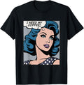 I need my coffee, pop art girl T-Shirt