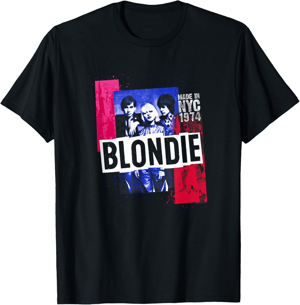 Blondie NYC 1974 Splatter Vintage Band T-Shirt