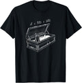 If I Fits I Sits Black Cat Coffin Kitty Sitting in A Casket T-Shirt