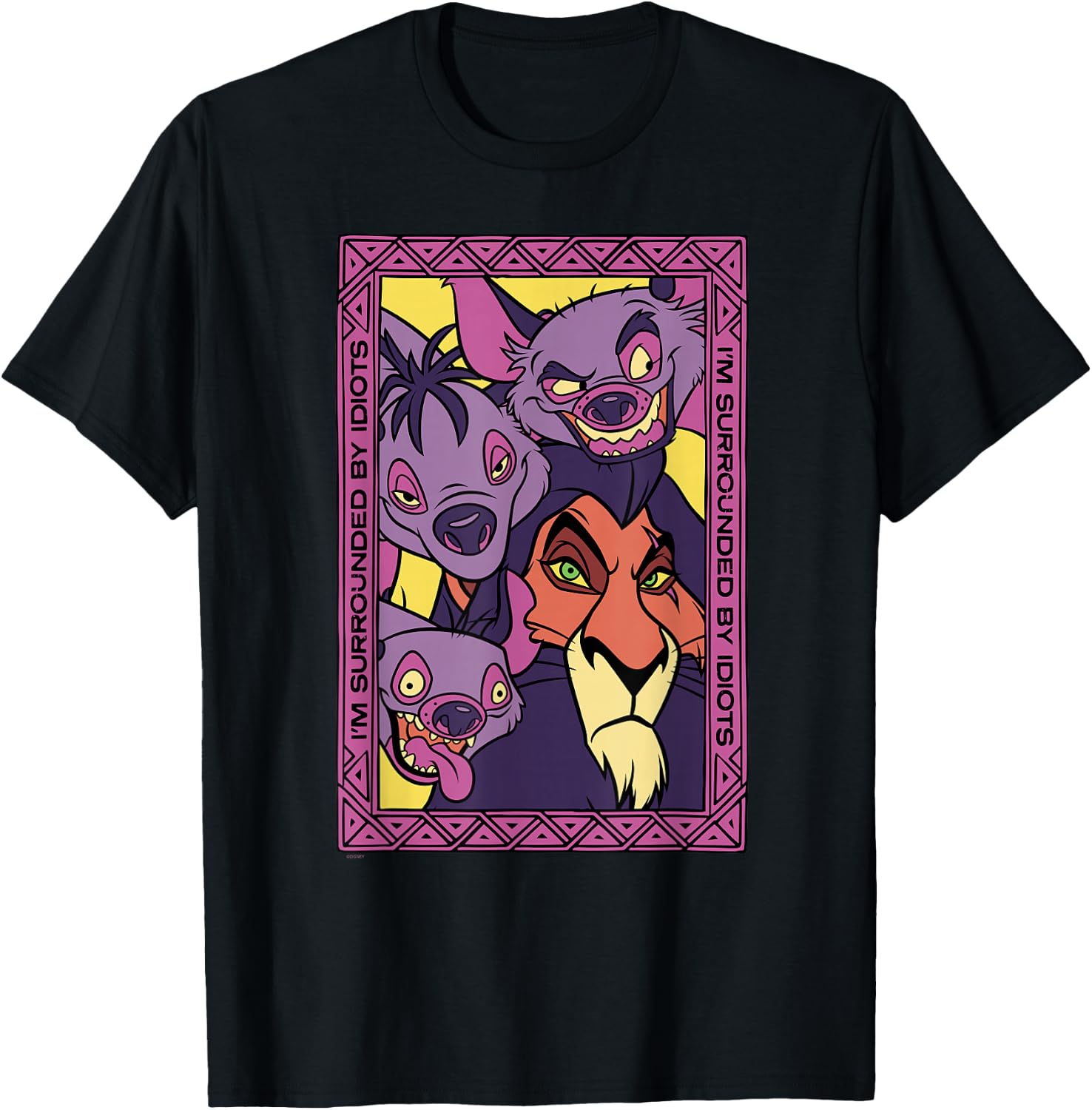 Disney The Lion King 30th Anniversary Scar and Hyenas Idiots T-Shirt